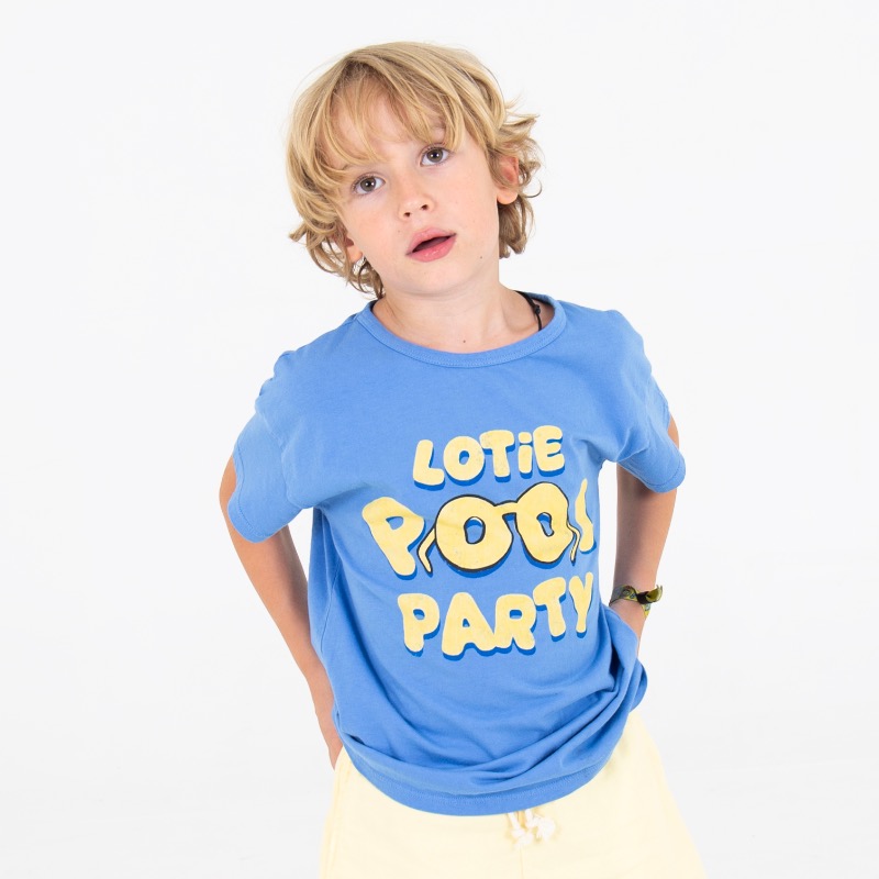 lotiekids t-shirt pool party baja blue - Afbeelding 2