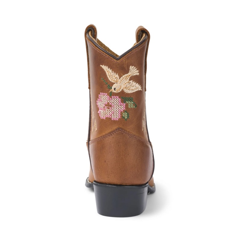 Bootstock laarzen Cognac Flower - Afbeelding 5