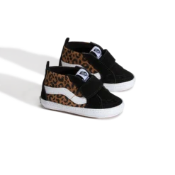 Alternative view of Vans SK8-Hi Crib Leopard Black Brown