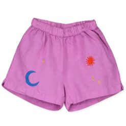 lotiekids woven linen bermuda sun & moon