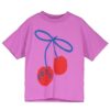 lotiekids wide fit shirt lotie cherries magenta