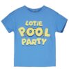 lotiekids t-shirt pool party baja blue