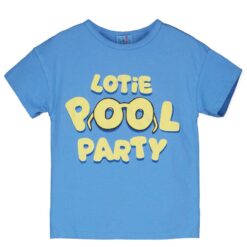 lotiekids t-shirt pool party baja blue