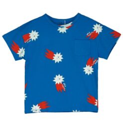 lotiekids t-shirt lucky red stars all over