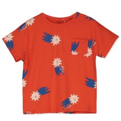 lotiekids t-shirt lucky blue stars all over