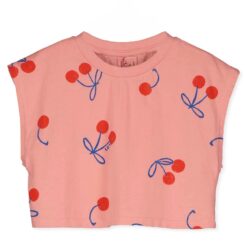 lotiekids crop top cherries all over