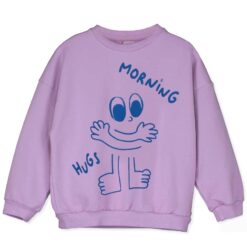 lotiekids sweatshirt Morning Hugs Mauve