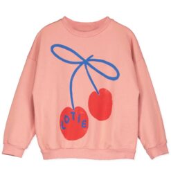 lotiekids sweatshirt lotie Cherries Clay Pink