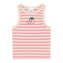 THE NEW Shannon Top Carmine Rose Striped