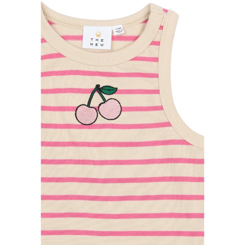 THE NEW Shannon Top Carmine Rose Striped - Afbeelding 2