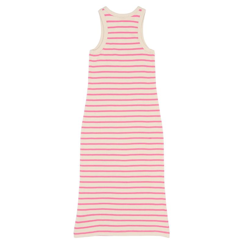 THE NEW Shannon dress Carmine Rose Striped - Afbeelding 2