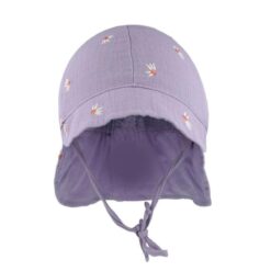 Alternative view of Maximo Zonnepetje muslin Lila Magrietjes met nekflap