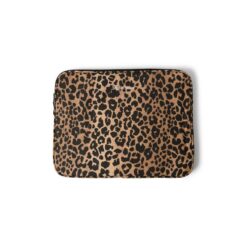 Studio Noos Brown Leopard Cotton Laptop Sleeve