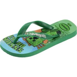 Alternative view of Havaianas Kids Minecraft green