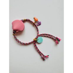 ByMelo Armbandje schelp roze