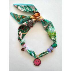 ByMelo Bandana ketting smiley