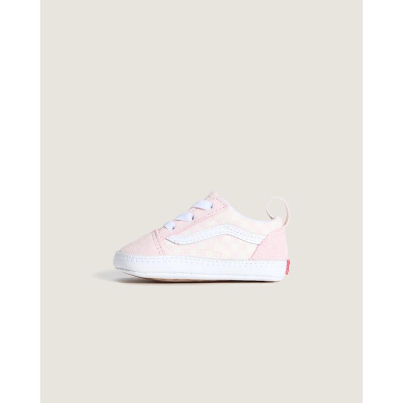 Vans Old Skool Crib Checkerboard Pastel Pink