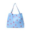 Studio Noos Hearts Grocery Bag Light Blue