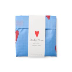 Studio Noos Hearts Grocery Bag Light Blue