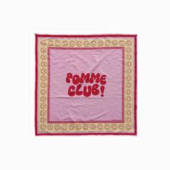 Atelier Pomme Club Smilin' Scarf Blowy Bubblegum