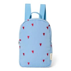 Studio Noos Light Blue Hearts Puffy Mini Backpack