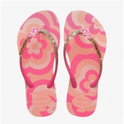 Havaianas Kids Slim Glitter Blossom Pink Flux