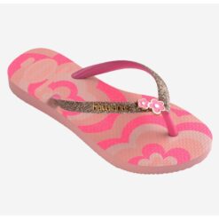 Havaianas Kids Slim Glitter Blossom Pink Flux
