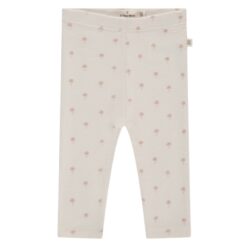 A Tiny Story baby pants ecru palms