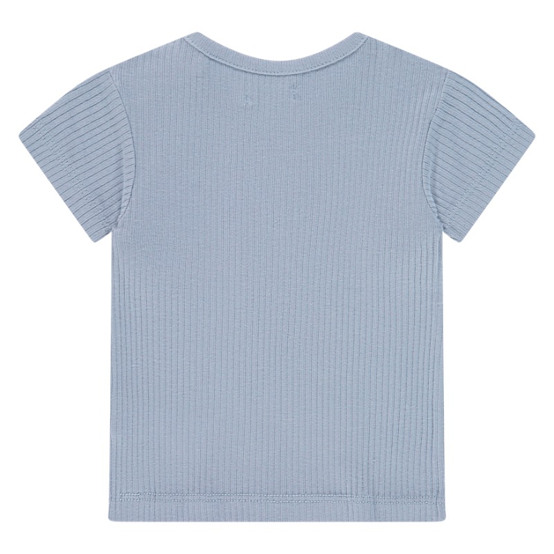 A Tiny Story baby t-shirt short sleeve Light Blue