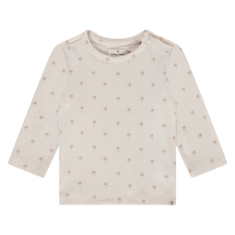 A Tiny Story baby t-shirt long sleeve ecru