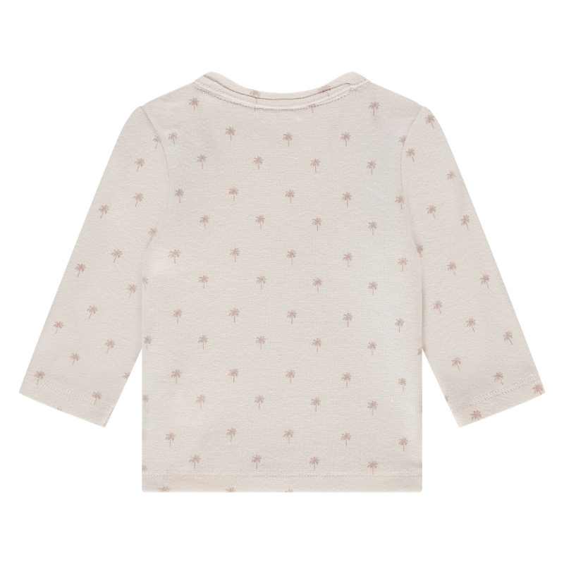 A Tiny Story baby t-shirt long sleeve ecru palms - Afbeelding 2