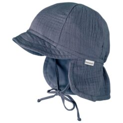 Maximo Zonnehoedje bucket hat muslin steengrijs