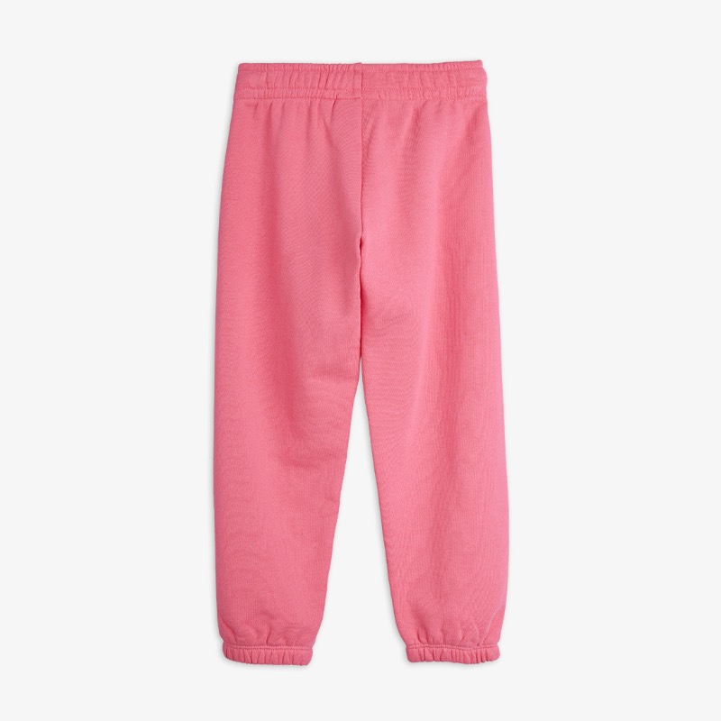Mini Rodini Plain piping sweatpants Pink