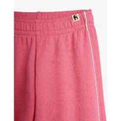 Alternative view of Mini Rodini Plain piping sweatpants Pink