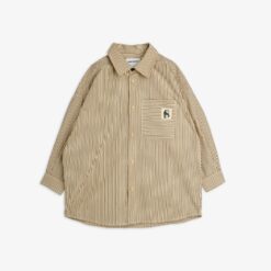 Mini Rodini Poplin shirt brown