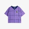 Mini Rodini Check panther patch tee