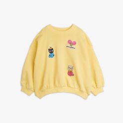 Mini Rodini Minibabies patches sweatshirt Yellow