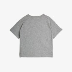 Mini Rodini Minibabies patches tee Grey Melange