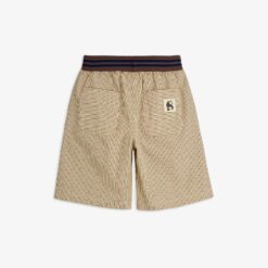 Mini Rodini Poplin woven shorts Brown