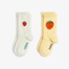 Mini Rodini Strawberry 2-pack socks
