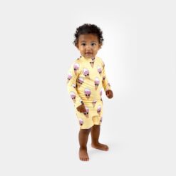 Alternative view of Beach & Bandits Colored Sprinkles Babysuit