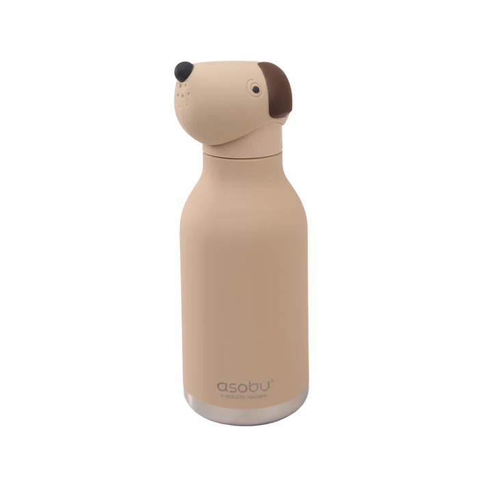 Asobu Brown Dog Bestie drinkfles