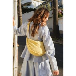 Alternative view of Studio Noos - Butter Yellow Textured Puffy Adult Fanny Pack