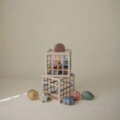 Alternative view of Mushie Elastic Shape Sorting Box