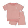 Feetje Shortama wafel Summer Special Mauve 305580