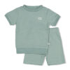 Feetje Shortama wafel Summer Special Zeegroen 305581
