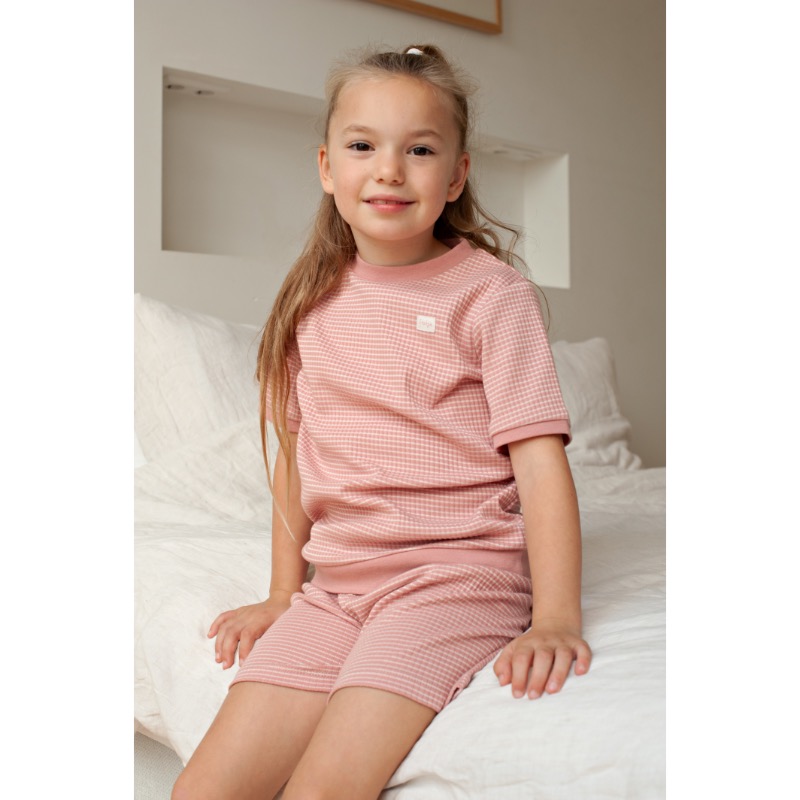 Feetje Shortama wafel Summer Special Mauve 305580 - Afbeelding 2