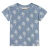 A Tiny Story baby t-shirt Palms Light Blue
