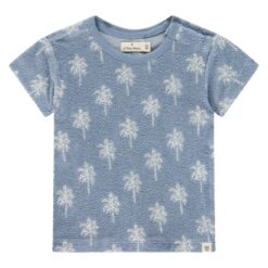 A Tiny Story baby t-shirt Palms Light Blue