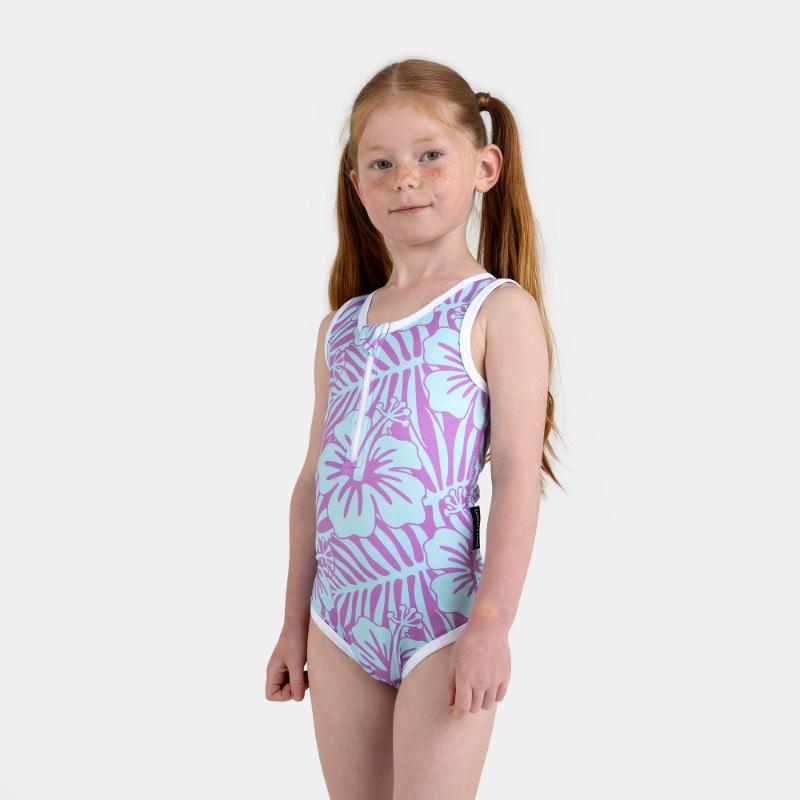 Beach & Bandits Swimsuit Hibiscus Violet - Afbeelding 2